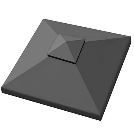 Gazebo Canopy Replacement Outdoor Canopy Shelter Top Double Tiered Canopy Cover, 10x10 FT (Grey) Ganggend