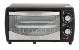 Holstein Housewares 4 Slice Countertop Toaster Oven with 60 Minute Timer Includes Pan and Wire Rack, Perfect for Baking, Broiling, and Toasting Compact Design in Sleek Black for Convenient Kitchen Use Holstein Housewares