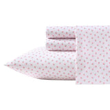 Laura Ashley Kids - Twin XL Sheet Set, Soft & Wrinkle-Resistant Toddler Bedding Set, Deep Pockets, Girl Bed Sheets with Matching Fitted Sheet & Pillowcase (Sweet Lady Bugs Pink) Laura Ashley