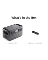 DJI Power 1000 Portable Power Station, 1024Wh LiFePO4 Battery, 2200W Solar Generator, Home Backup, 4-in-1 Fast Charging, 23db Ultra-Silent, Camping & RVs, Off-grid, Power Outage (Solar Panel Optional) DJI