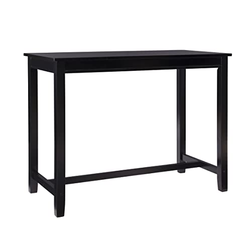 Linon Black 36 inch Counter Height Pub Claridge Table Linon