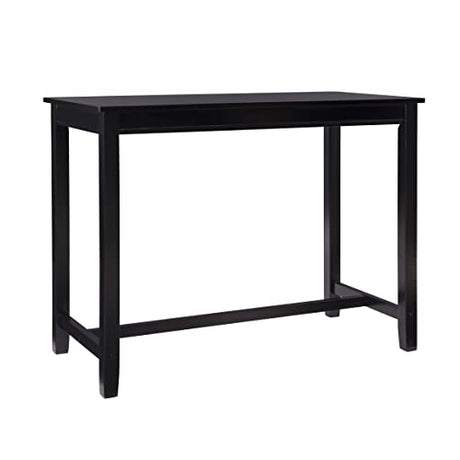 Linon Black 36 inch Counter Height Pub Claridge Table Linon