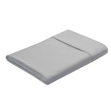 Cal-King Size Flat Bed Sheet - Hotel Quality Luxury Single Wrinkle Free & Fade Resistant Flat Sheet - Extra Soft, Breathable Bedding for Women, Men, Kids & Teens- Light Grey Flat Sheet Only Mattress-Homes