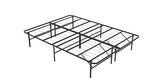 MAKE CHANGES Queen Folding Bed Frame, Heavy Duty Metal Queen Platform with 14" Storage, Easy Assembly, No Box Spring Needed, RV & Motel Ready MAKE CHANGES