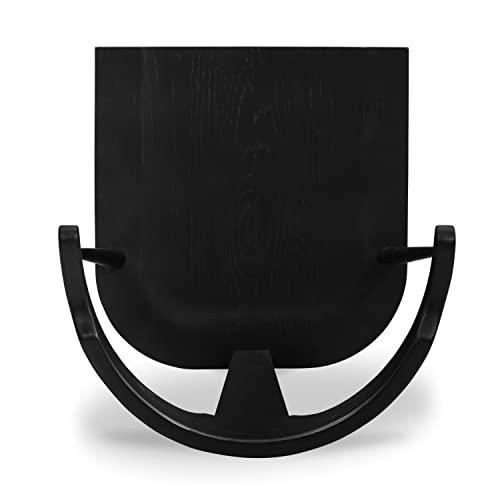 POLY & BARK Enzo dining chairs, Single, Black - WoodArtSupply