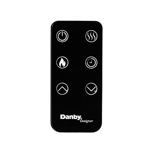 Danby Designer DDEF03813BD13 38" Wall Mount Electric Fireplace Multi-Colour LED Flame and Ember Bed Remote Control Included Danby
