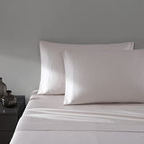 Vera Wang - Queen Size Sheet Set, Soft & Smooth Sateen Cotton Blend Bedding, Deep Pocket, 800 Thread Count, Bed Sheets with Fitted Sheet & Matching Pillowcases (Rose Quartz) Vera Wang