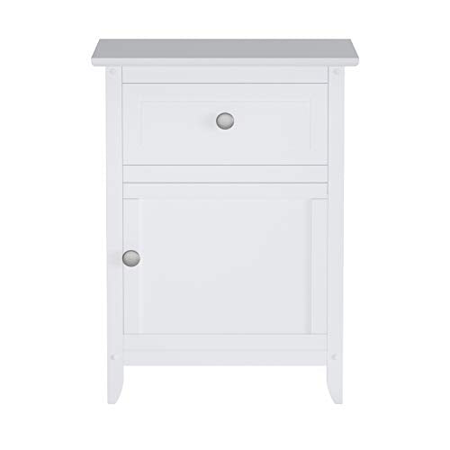 Winsome Eugene Accent Table, 18.90"W x 14.96"D x 25"H, White Winsome