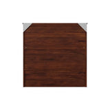 AFI, Southampton Murphy Bed Chest Twin XL with 6" Mattress, Storage Drawer & Built-in USB Charger, Walnut AFI