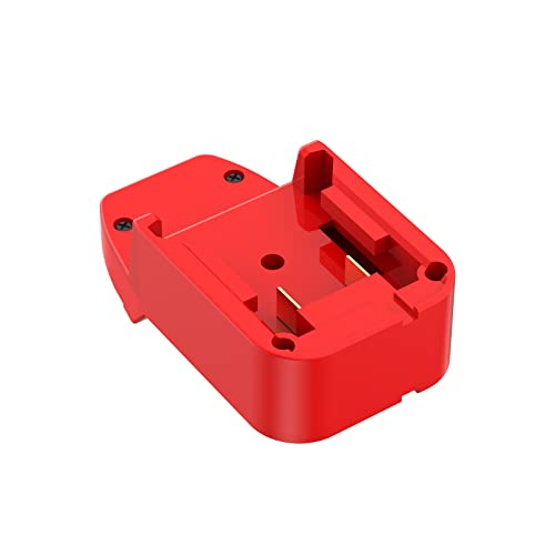 Adapter Fits Ba uer 20v Cordless Tools for Milwaukee M18 RED (NOT V18) Slider Lithium Batteries - Adapter Only LQ-18RY