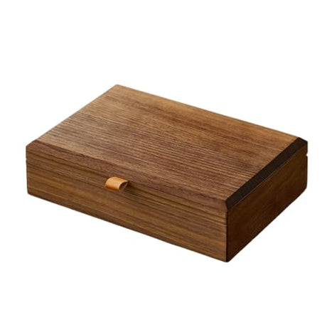 GeRRiT Handmade Box Solid wood jewelry box handmade can store earrings bracelets necklaces organization box accessories storage box suitable for her jewelry box GeRRiT