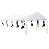 COBIZI 10x30 Party Tent Heavy Duty, Large Outdoor Event Tents for Parties with 8 Sidewalls & Built-in Sandbags,Waterproof Wedding Canopy Gazebo Commercial Tent for Carport,Camping,Patio,Windproof COBIZI