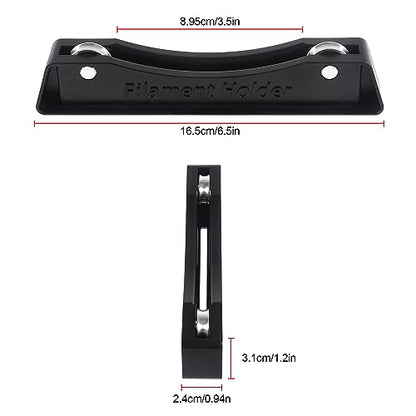 2 Pair Filament Spool Holder 3D Printer Bracket for 3D Printing Spools Material Part 3D Printer Filament Stand Printers Rack - WoodArtSupply