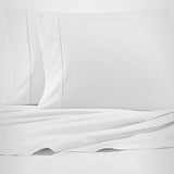 Nautica - Twin Size Sheet Set, Crisp & Tailored Cooling Sheets with a Smooth Cotton Percale Lightweight Feel - Bed Sheets with Matching Pillowcase & Fitted Sheet (Solid White) Nautica