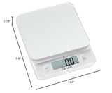 Taylor Glass Top Food Scale with Touch Controls, 11 lb Capacity, Sleek Silver Design, Accurate and Easy-to-Use Scale for Cooking and Baking Taylor