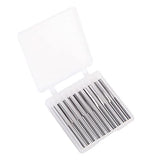 Yakamoz 10 Pack 1/8" Shank Double Flute Straight Bits CNC Router End Mill Set Flush Trim Slot Cutting Bit Milling Cutter for Wood MDF PCB YAKAMOZ