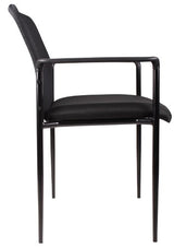 Boss Office Products Stackable Mesh Guest Chair in Black, 250 (B6909-BK)