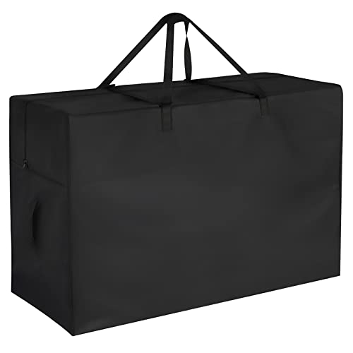 Jungda 4" Queen Folding Mattress Storage Bags,Trifold Memory Foam Mattress Case,Portable Carrying Bag for 4" Queen Size Tri Fold Mattresses (Mattresses NOT Included)-60" L x 27" W x 13" H Jungda