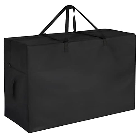 Jungda 4" Queen Folding Mattress Storage Bags,Trifold Memory Foam Mattress Case,Portable Carrying Bag for 4" Queen Size Tri Fold Mattresses (Mattresses NOT Included)-60" L x 27" W x 13" H Jungda