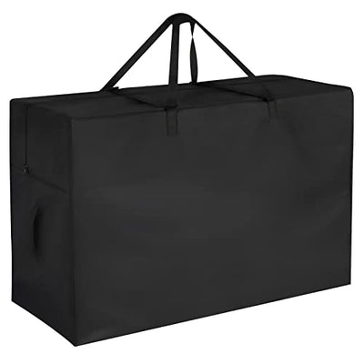 Jungda 6 Inch Full Tri Folding Mattress Storage Bag,Trifold Memory Foam Mattress Case,Portable Carrying Bag for 6" Full Size Tri Fold Mattresses (Mattresses NOT Included)-54"L x 25"W x 19"H