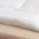 STARSTAR Bed Alternative Comforters for Home, Hotel, All Season Duvet Insert Filling Polyester, Fabric Microfiber Breathable Comforter Solid White (Full) STARSTAR
