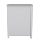 Martha Stewart Hutton Shaker Style Home Office Desk with Storage in Gray with Brushed Nickel Hardware Martha Stewart