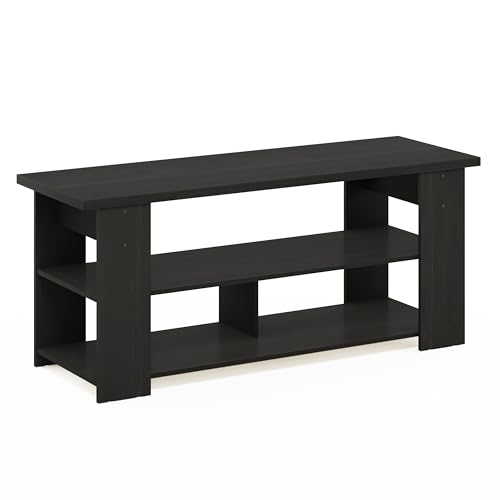 Furinno Jaya TV Stand, Espresso, 50 - WoodArtSupply