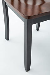 Boraam Bloomington Dining Chair, Black/Cherry, Set of 2 Boraam