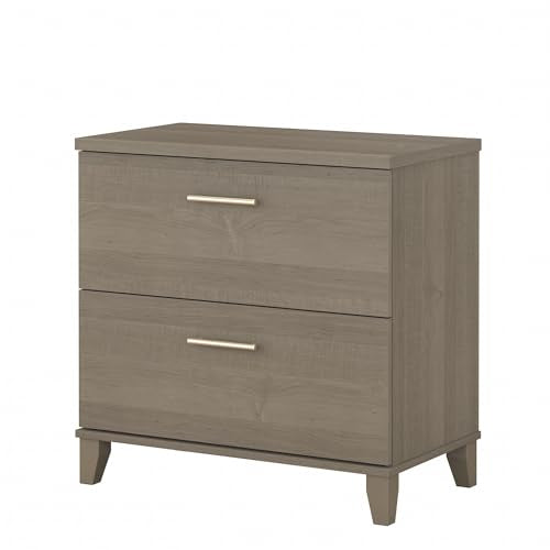 Bush Somerset Lateral File Cabinet, Ash Gray (WC81680) - WoodArtSupply