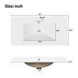 72" Double Sink Bathroom Vanity with Double Sink Set, Wood Modern Bathroom Vanity with Double Sink and Doors,(Mirror not Included) Virubi