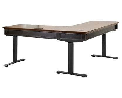 Martin Furniture Desk, Black - WoodArtSupply