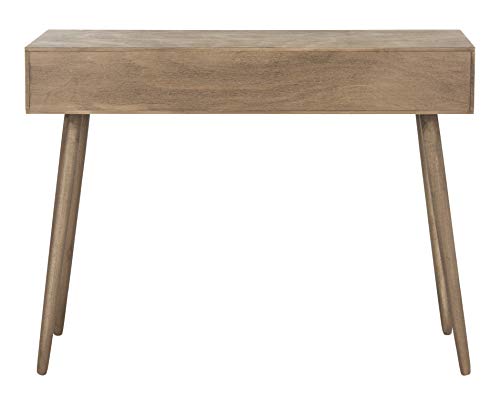 Safavieh Home Albus Mid-Century Modern Chocolate 3-drawer Console Table SAFAVIEH