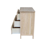 International Concepts Dresser with 3 Drawers, Unfinished IC International Concepts