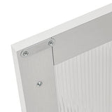 Panana TV Stand Television Stands Cabinet with 2 Doors 4 Open Cubby Storage Cabinets for Living Room Bedroom for TVs up to 70 Inches (White, 62.99 inch) Panana