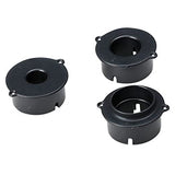 Home Heritage Artificial Christmas Tree Base Rotating Metal Stand for 1 to 1 3/4 Inch Diameter Artificial Christmas Tree Poles, 22 Inch, Black Home Heritage