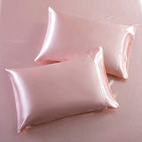 SiinvdaBZX 3Pcs Twin XL Sheets Set, Blush Pink Silky Satin Sheets Twin XL Bedding Set Ultra-Soft Extra Long Bed Sheets for College Dorm SiinvdaBZX