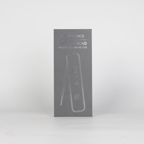 Meat Thermometer Digital, Homtronics 1s Instant Read Thermometer, Waterproof Professions Kitchen Cooking with 180° Reversible Backlight LCD, Food Thermometer Probe for Beef BBQ Grilling Smoker Baking Homtronics