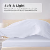 Homilay Twin Size Bed Sheet Set - 3 Piece Soft Microfiber Sheets with Deep Pockets, Cooling Technology, and Wrinkle-Free Pillowcase. Hotel-Quality, Durable Bedding, Brilliant White Homilay