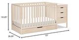 DaVinci Colby 4-in-1 Convertible Crib & Changer Combo DaVinci