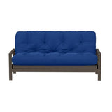 Royal Sleep Products by The Futon Factory 8 inch Foam Futon Mattress - Solid Royal Blue Cover - Full Size - CertiPUR Certified Foams - Made in USA - (Frame not Included) Royal Sleep Products