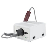 Electric Nail Drill Art Polisher Machine 65W Strong Max 211 for Acrylic Nails 35000RPM Manicure Tools Lab Jewelry Jade Wood Carving Tool Grinder (120 Red Handle) OUBO