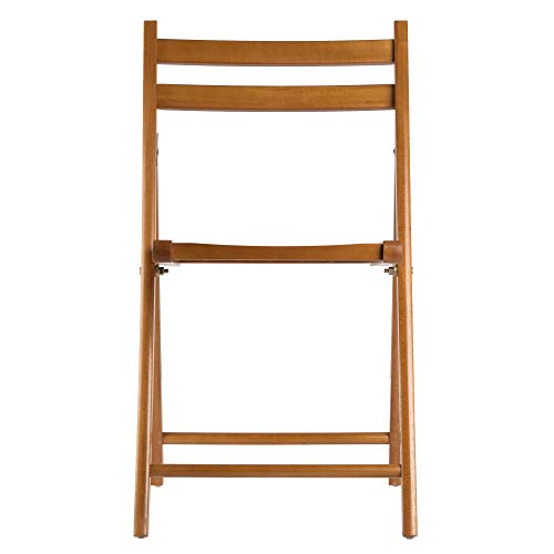 Winsome Robin 4-PC Folding Set Teak Chair, 17.64 x 20.1 x 32.28 Winsome
