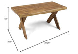 Christopher Knight Home Irene Outdoor Acacia Wood Coffee Table, Sandblast Teak Finish Christopher Knight Home