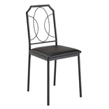 VECELO 5-Piece Dining Set - Industrial Counter Height Table and 4 Chairs for Kitchen & Breakfast Nook VECELO