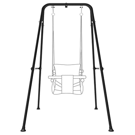 Swing Stand for Kids,Baby Swing Frame, Toddler A-Frame Metal Swing Sets for Backyard, Outdoor Indoor Heavy Duty Swing Set, Fits for Most of The Toddlers Swings RAGOZONERY