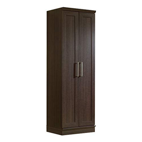 Sauder HomePlus Storage Pantry cabinets, L: 23.31" x W: 17.01" x H: 71.18", Dakota Oak finish Sauder