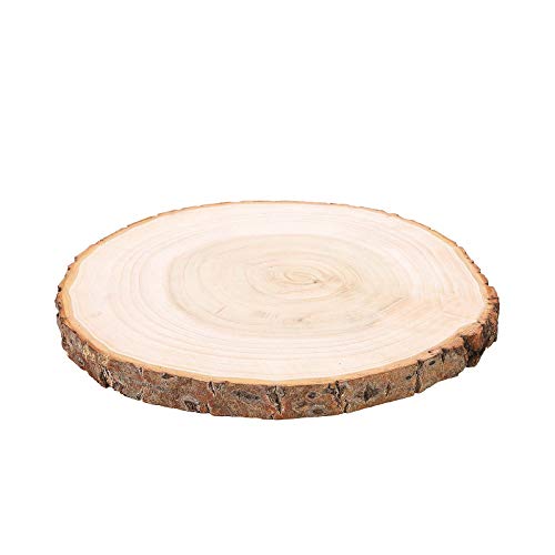 BalsaCircle 11-15-Inch Wide Natural Round Poplar Wooden Slices Party Tabletop Centerpieces - Wedding Party Crafts Home Decorations - WoodArtSupply