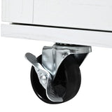 YOPTO Farmhouse Kitchen Island with Power Outlet,Kitchen Storage Island W/Internal Storage Rack,Drop Leaf,Spice Rack,Rolling Kitchen Cart on Wheels for Home,Kitchen and Dining Room,White,54.5" YOPTO