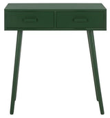 SAFAVIEH Home Collection – Dean Garden Green 2-Drawer Console Table, Mid-Century Modern Entryway & Living Room Accent (COF5701G) SAFAVIEH