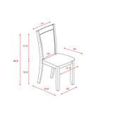 East West Furniture F2MZ7-N04 7 Piece Dining Room Furniture Set Consist of a Round Dining Table with Pedestal and 6 Light Tan Linen Fabric Upholstered Chairs, 48x48 Inch, Antique Walnut East West Furniture